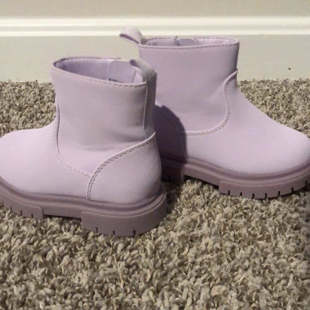 Cat & Jack Lavender Boots - Picture 5 of 5